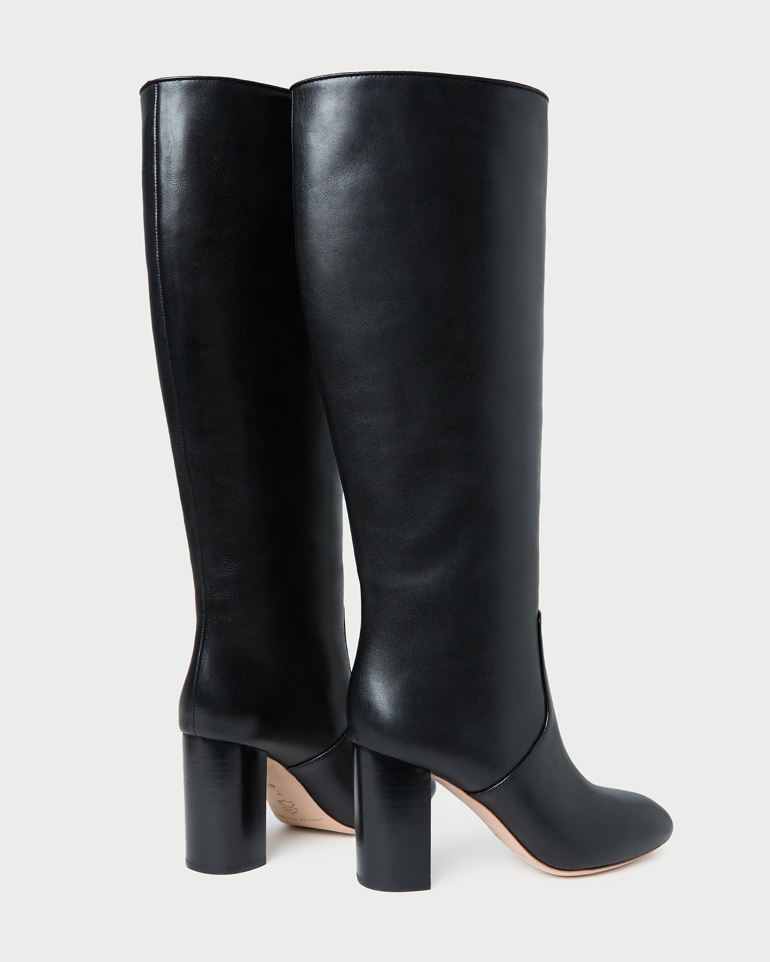 Goldy Black Wide-Calf Boot