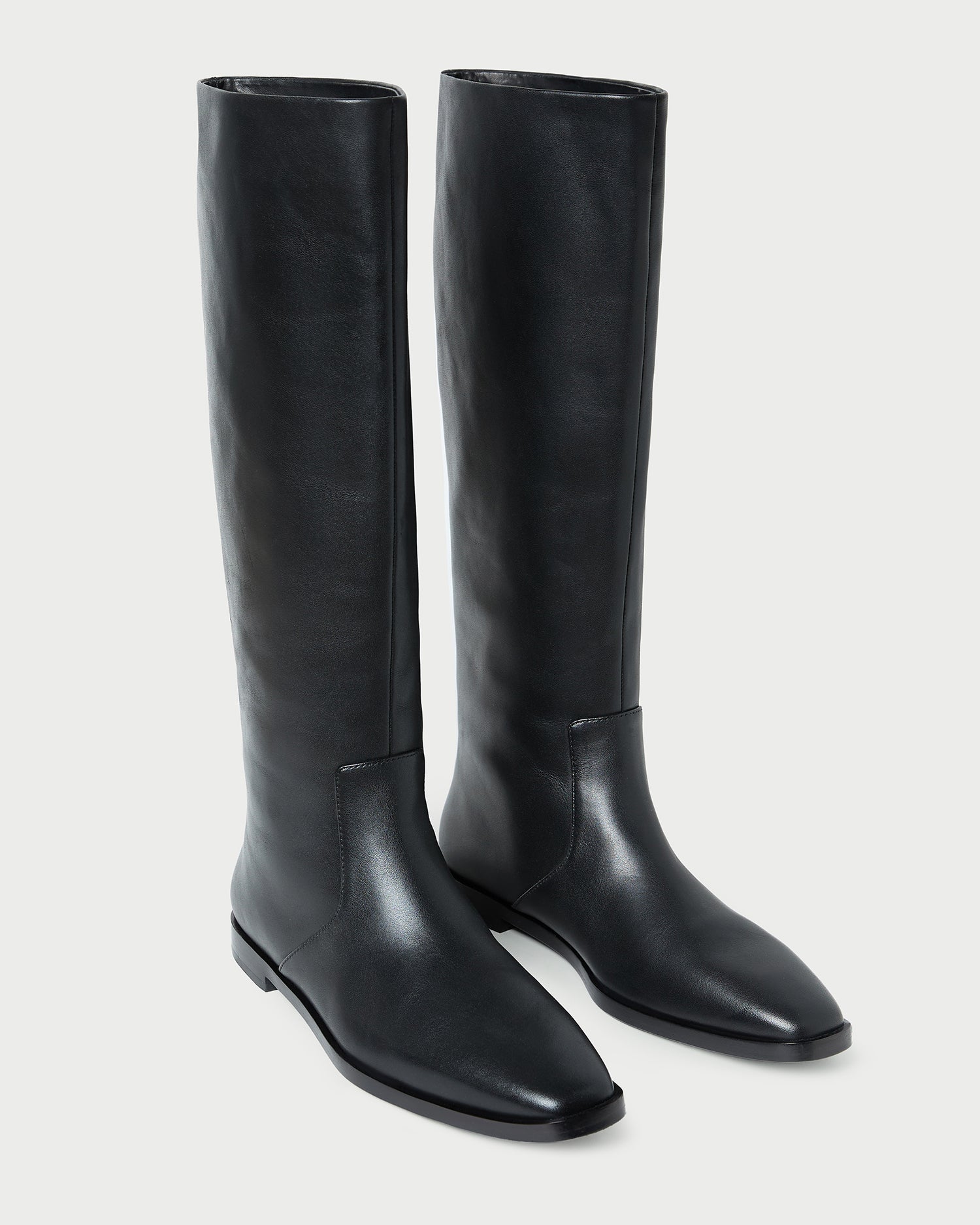 Tilly Black Leather Tall Boot