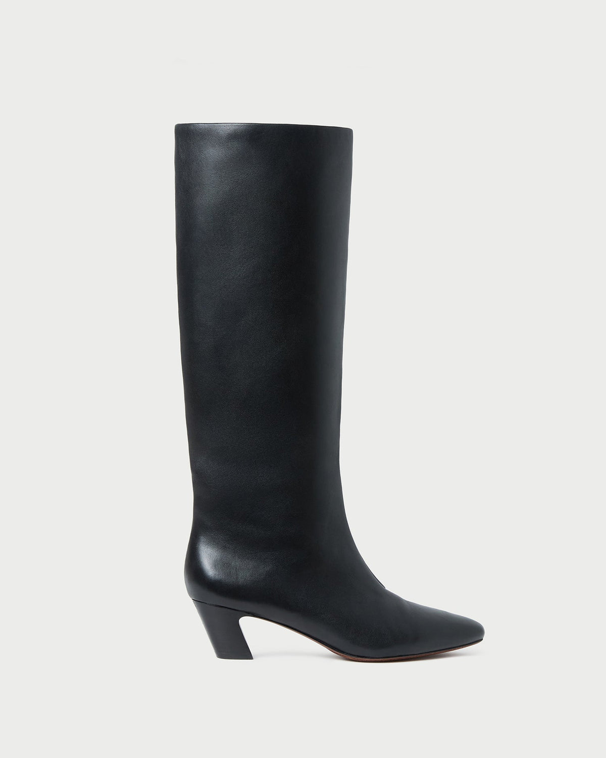Marley Black Leather Tall Boot