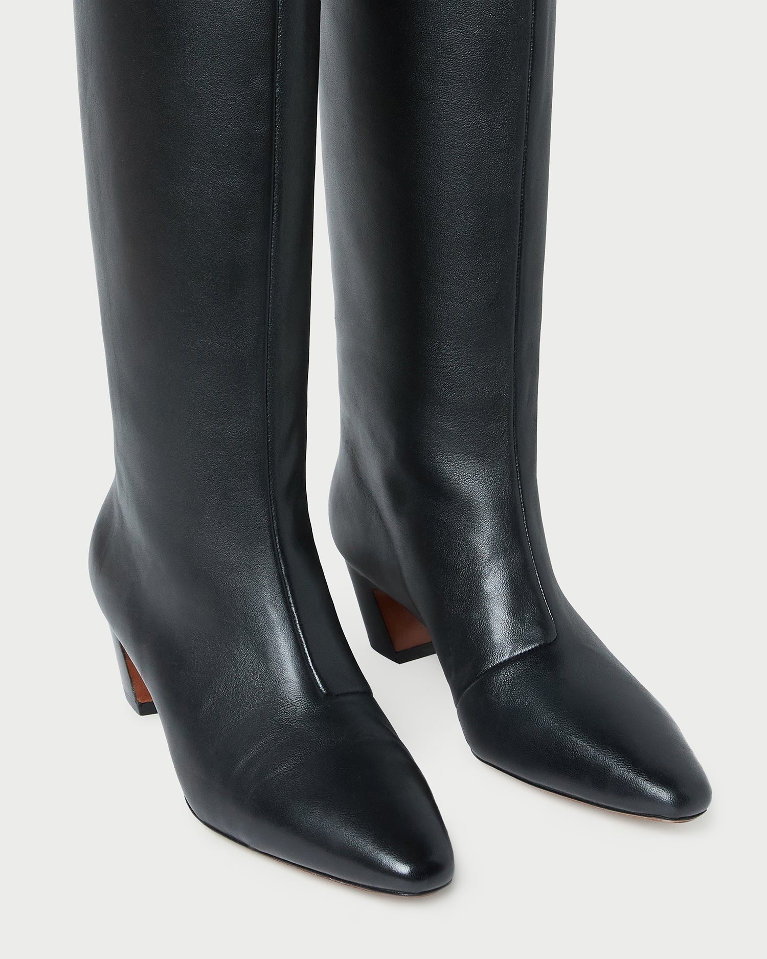 Marley Black Leather Tall Boot