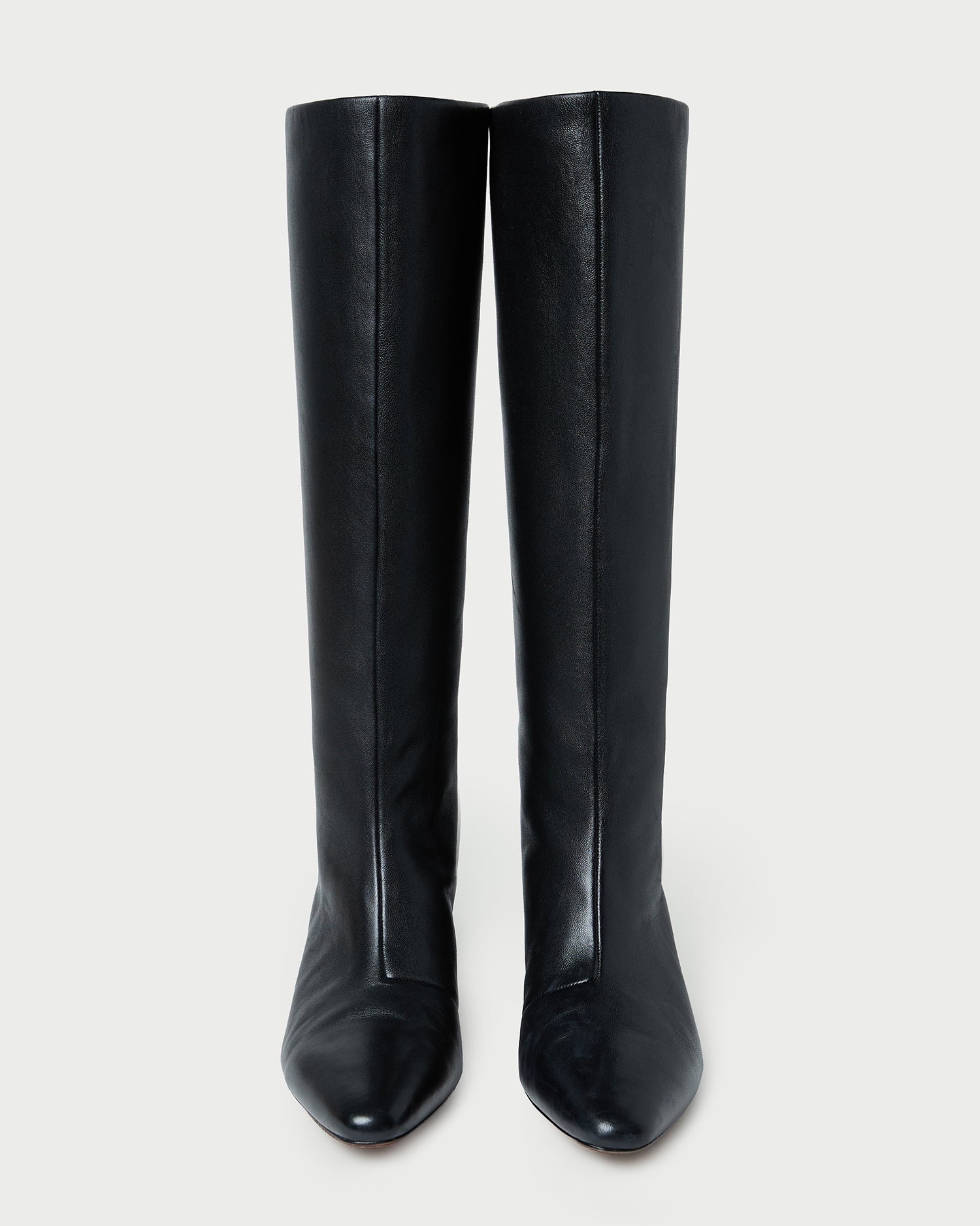 Marley Black Leather Tall Boot