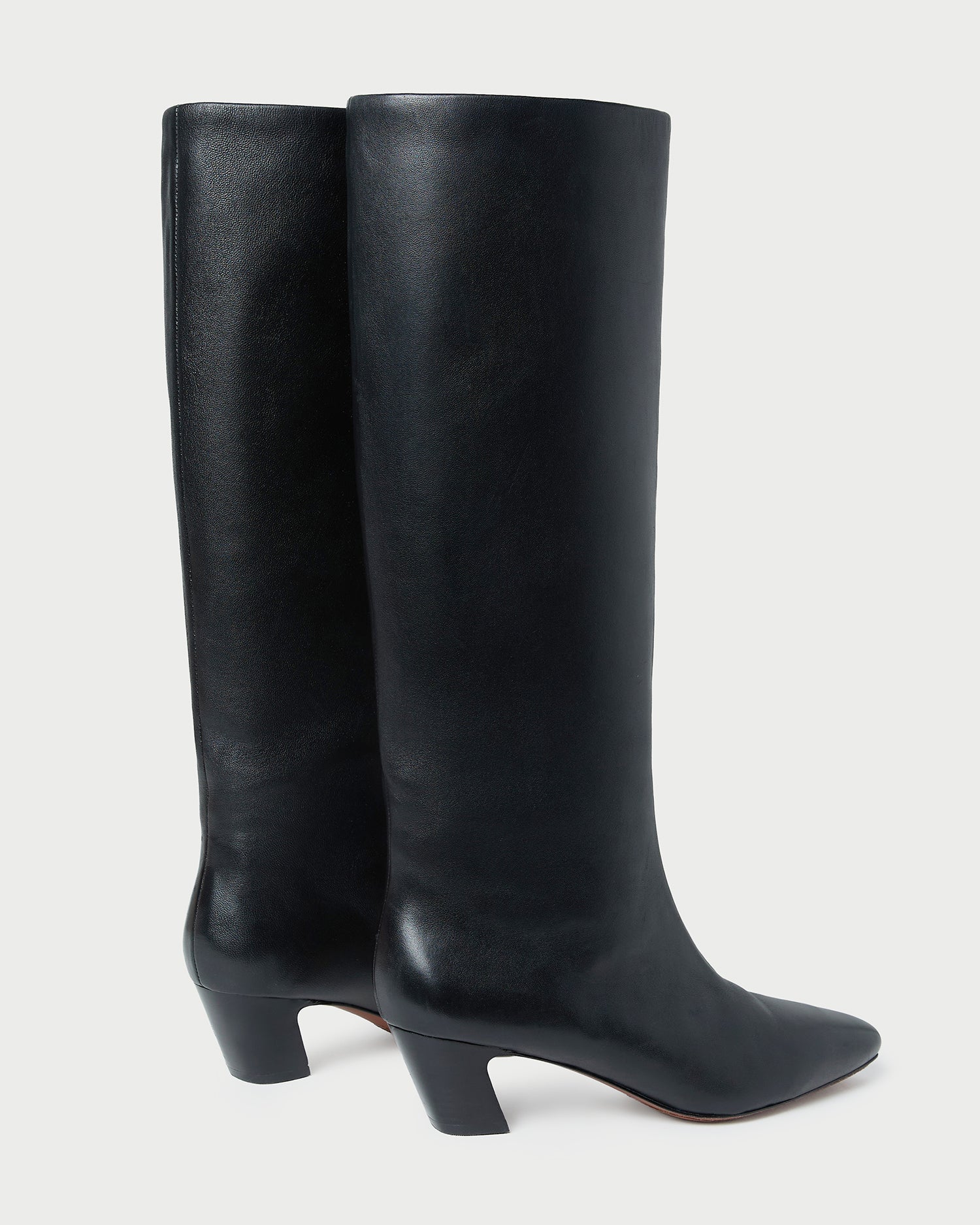 Marley Black Leather Tall Boot