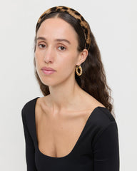 Marina Leopard Puffy Headband