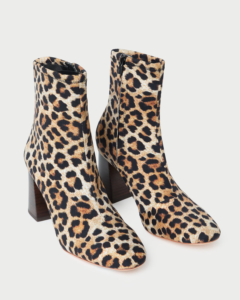 Elise Leopard Jersey Ankle Boot