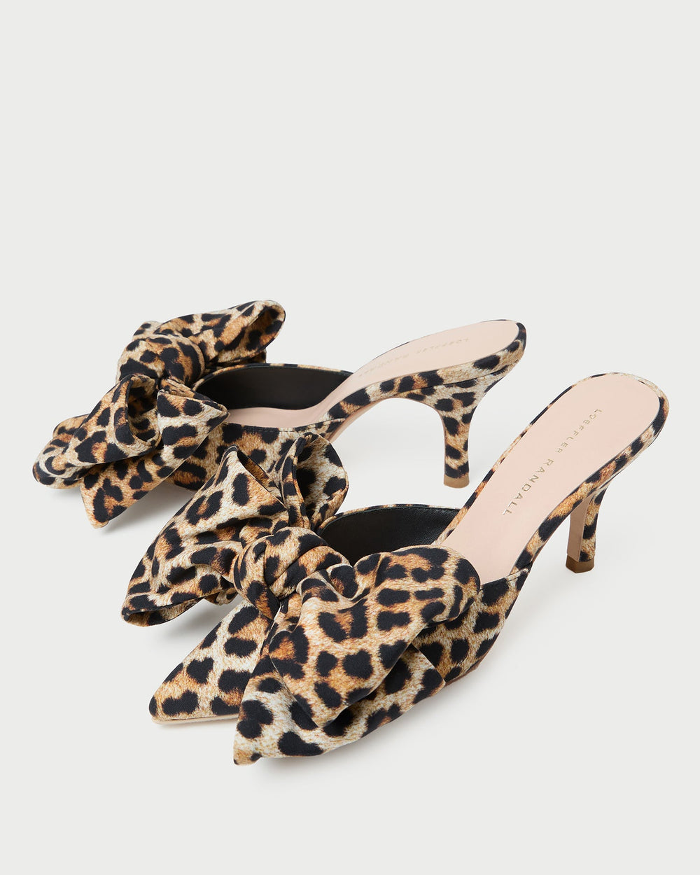 Margot Leopard Jersey Bow Mule