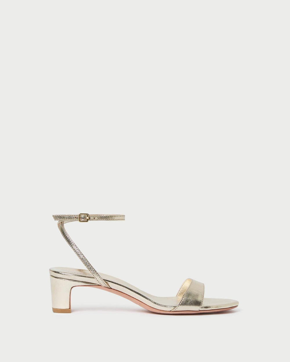 Loeffler Randall Alice Champagne Leather Sandal | Women Heeled Sandals