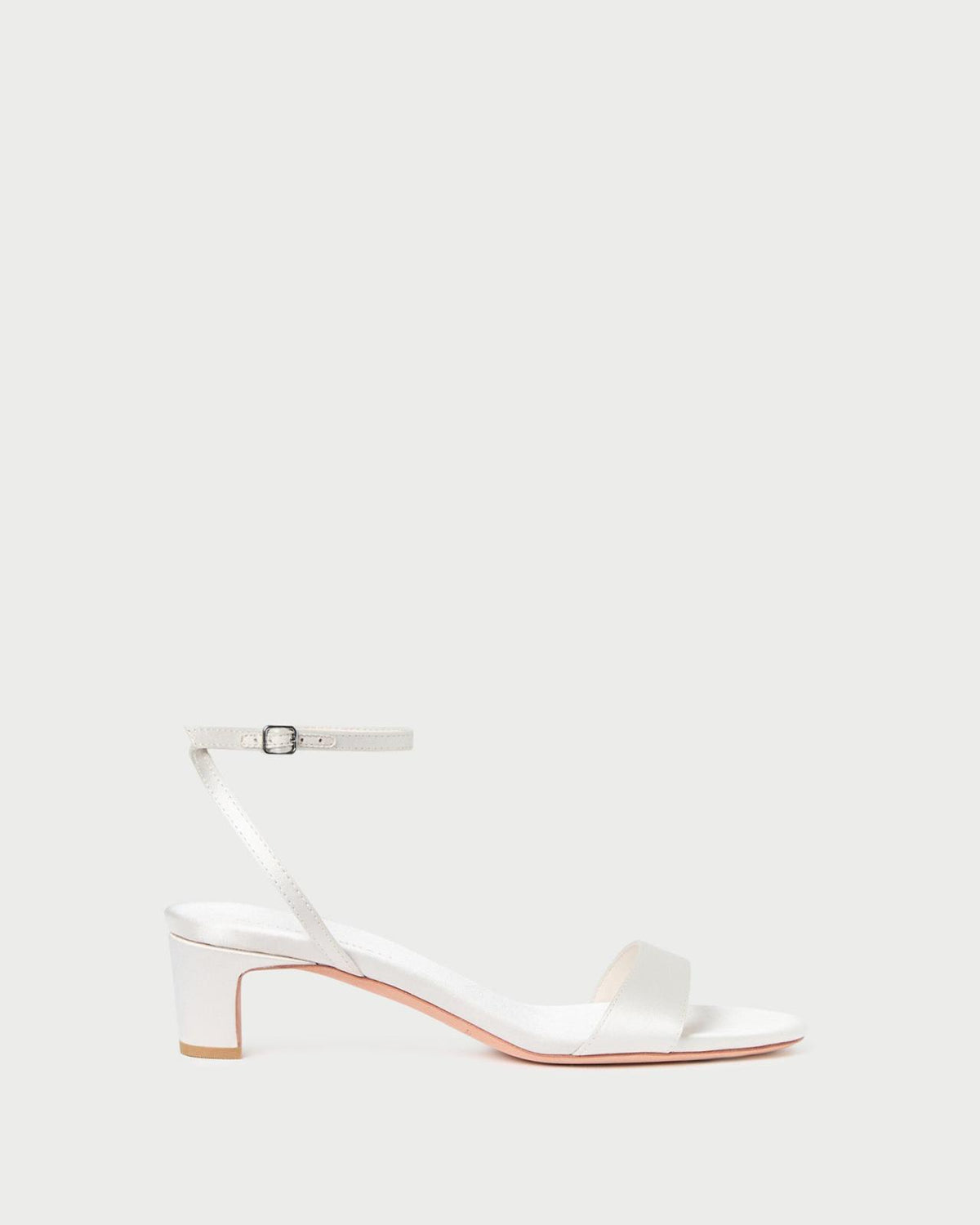 Loeffler Randall Alice Cream Satin Sandal | Women Heeled Sandals