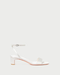 Loeffler Randall Alice Cream Satin Sandal | Women Heeled Sandals