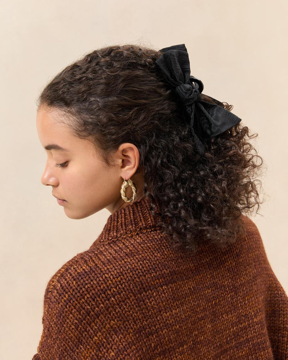 Loeffler Randall Anika Black Bow Claw Clip | Women Accessories