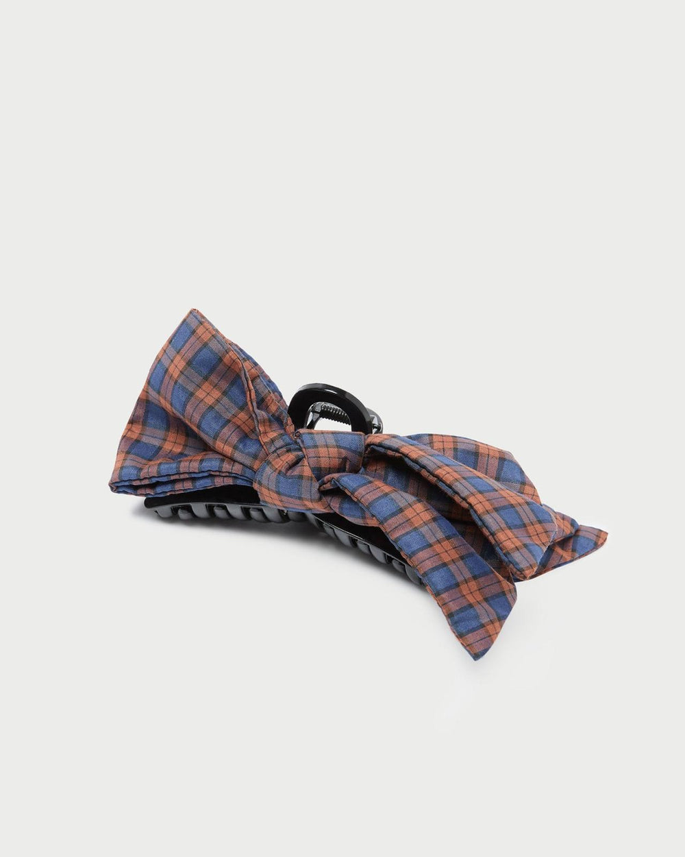 Loeffler Randall Anika Navy/Rust Bow Claw Clip | Women Accessories