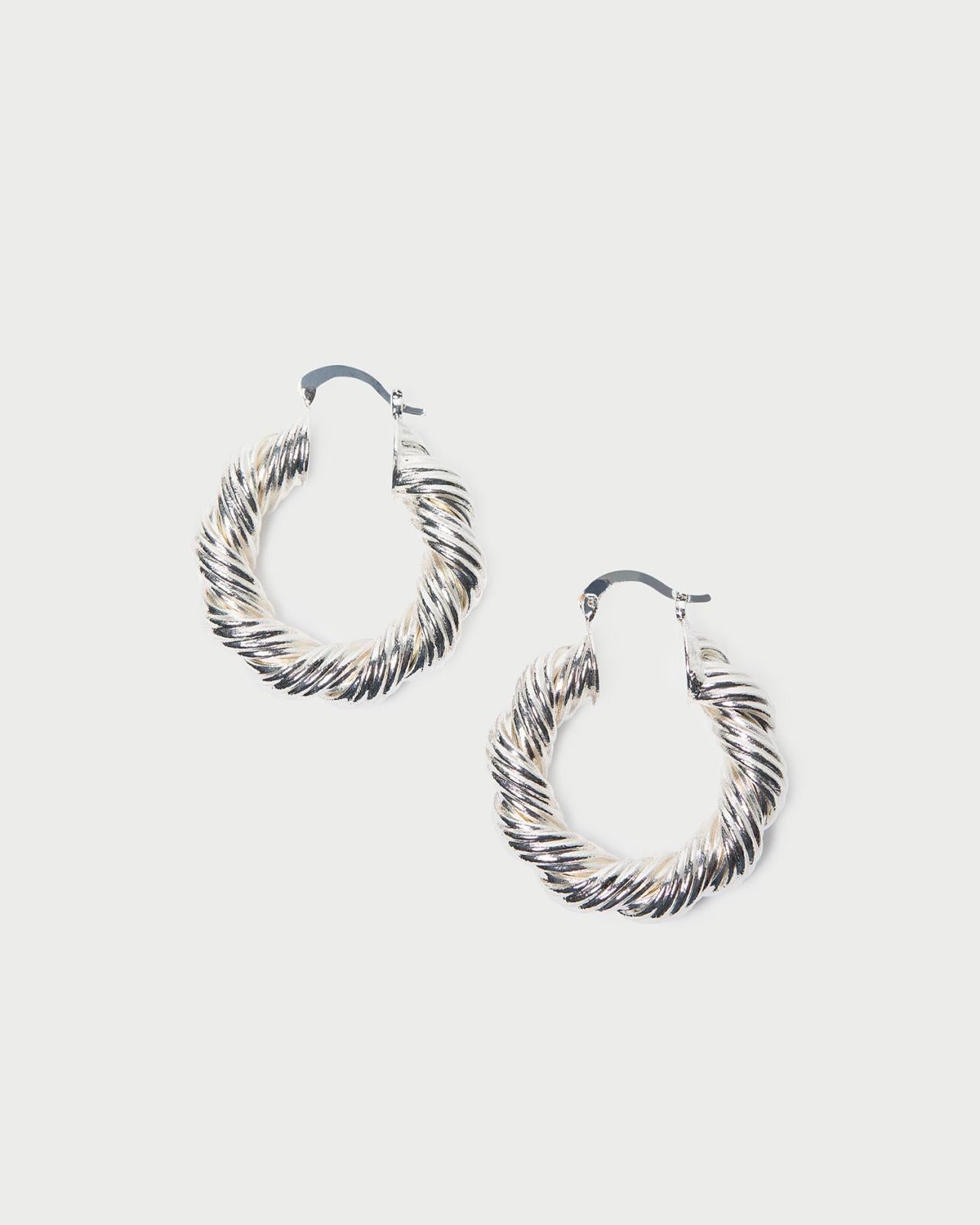 Loeffler Randall Atticus Gold Twisted Hoop Earrings L Jewelry L Accessories | Women Jewelry