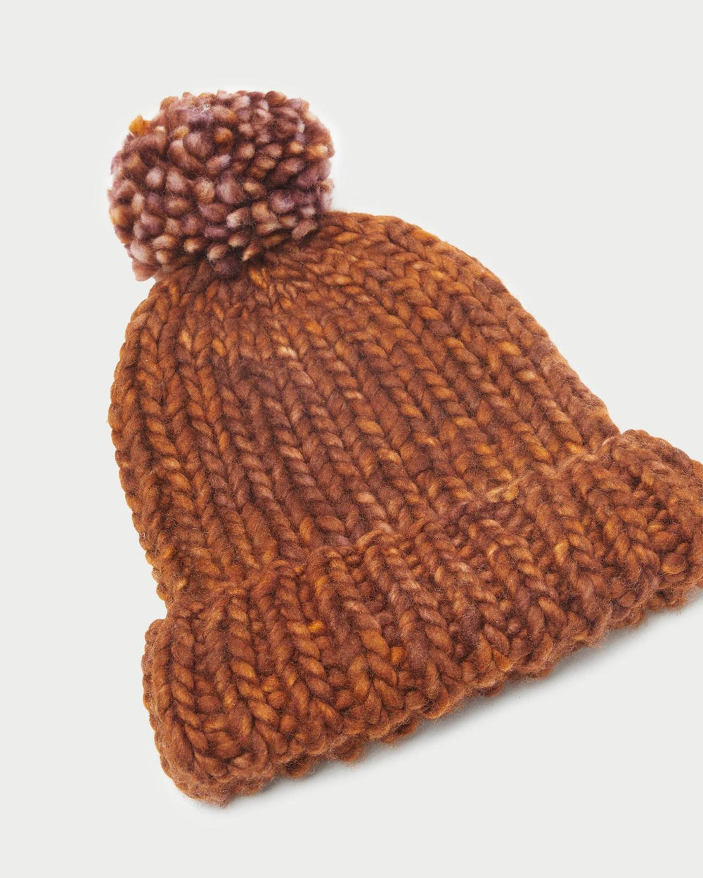 Loeffler Randall Ava Sienna Knit Pompom Hat L Soft Accessories L Accessories | Women Soft Accessories