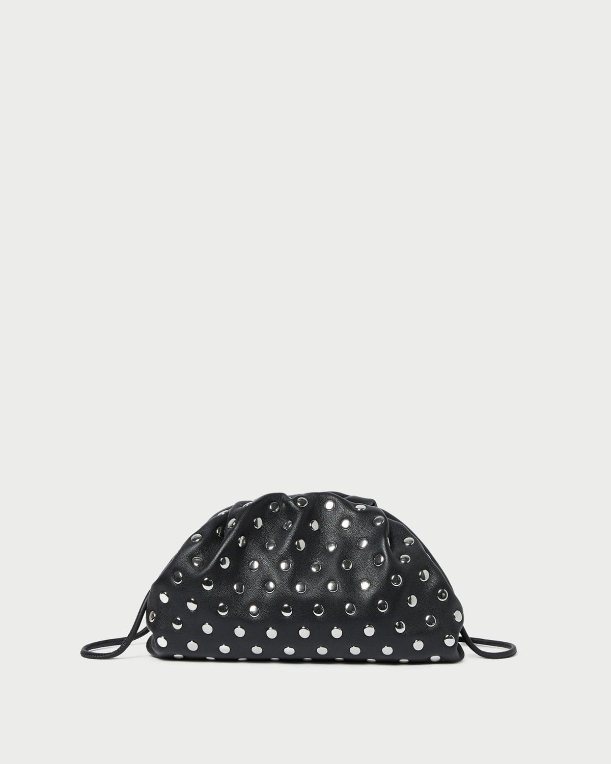 Loeffler Randall Bailey Black/Silver Dome Clutch | Women Clutches