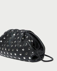 Loeffler Randall Bailey Black/Silver Dome Clutch | Women Clutches