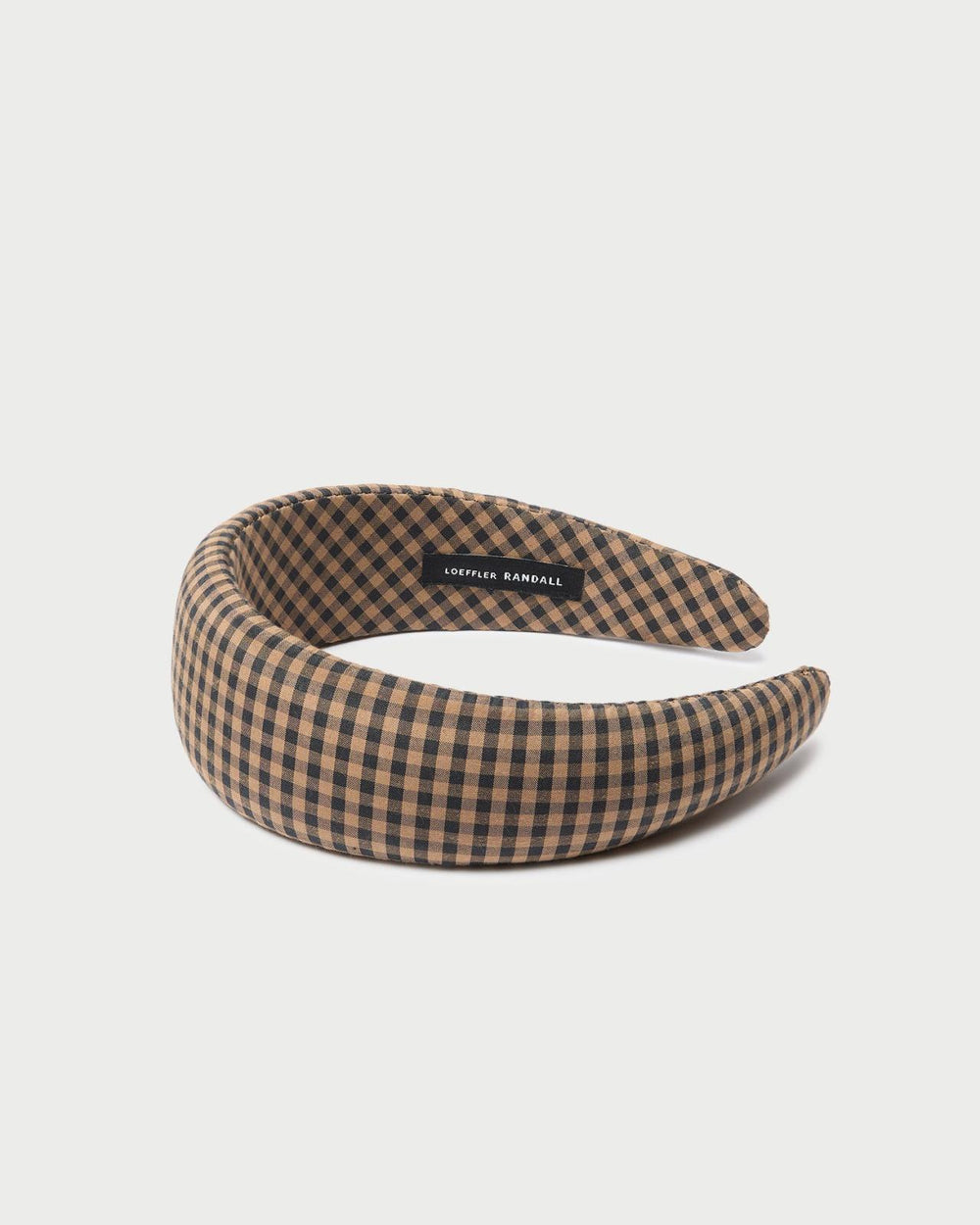 Loeffler Randall Bellamy Brown/Black Puffy Headband | Women Accessories