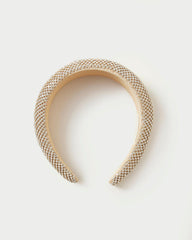 Loeffler Randall Bellamy Brown/Black Puffy Headband | Women Accessories
