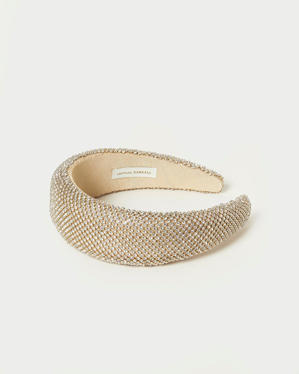 Loeffler Randall Bellamy Gold Diamanté Headband | Women Accessories