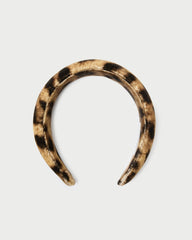 Loeffler Randall Bellamy Leopard Puffy Headband | Women Accessories