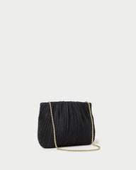 Loeffler Randall Brit Black Flat Pleated Clutch L Clutches L Handbags | Women Clutches