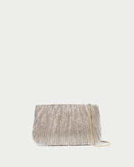 Loeffler Randall Brit Champagne Flat Pleated Clutch L Clutches L Handbags | Women Clutches