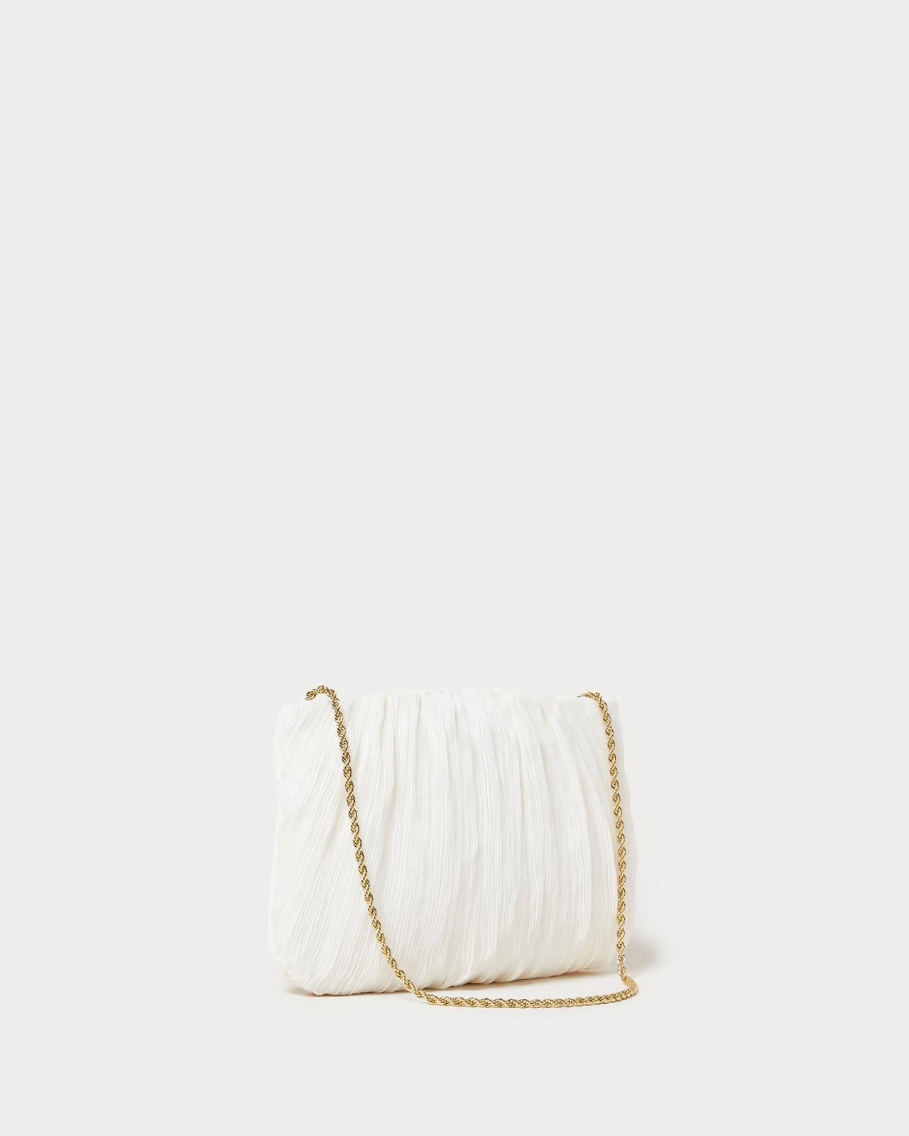 Loeffler Randall Brit Pearl Flat Pleated Clutch L Clutches L Handbags | Women Clutches