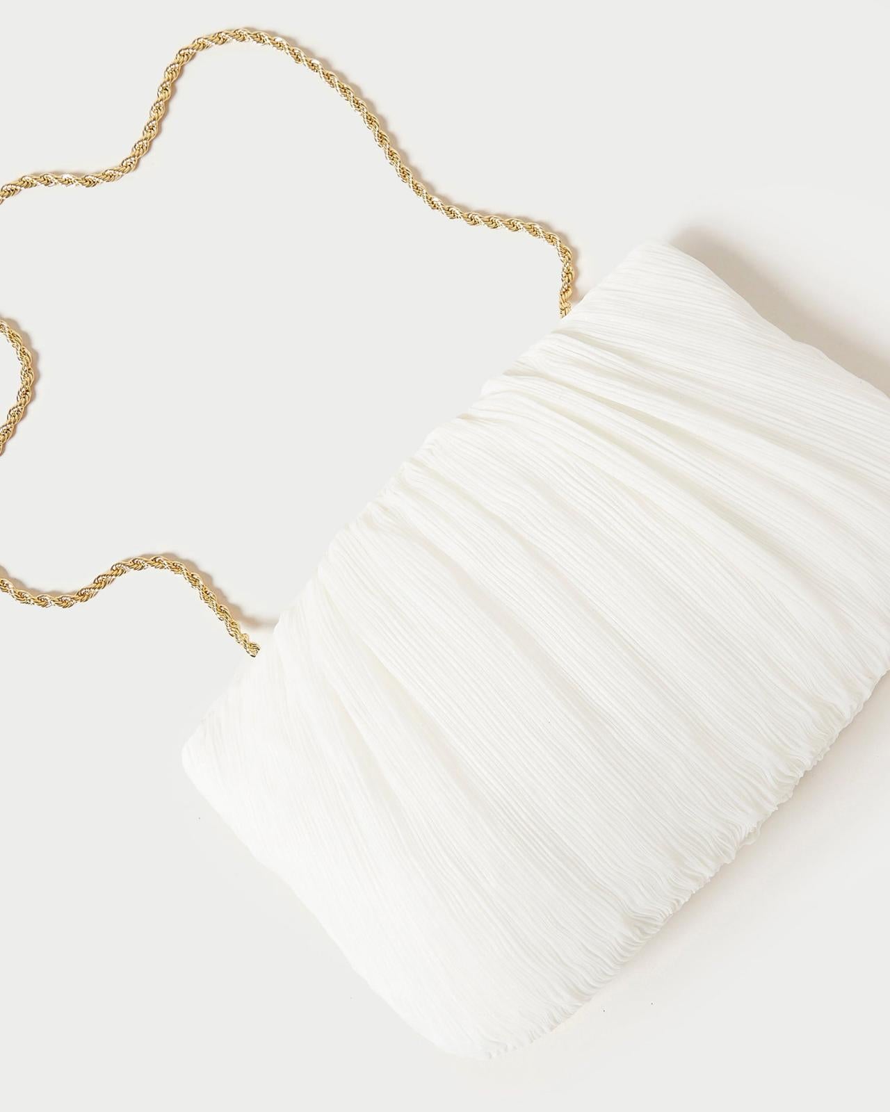 Loeffler Randall Brit Pearl Flat Pleated Clutch L Clutches L Handbags | Women Clutches