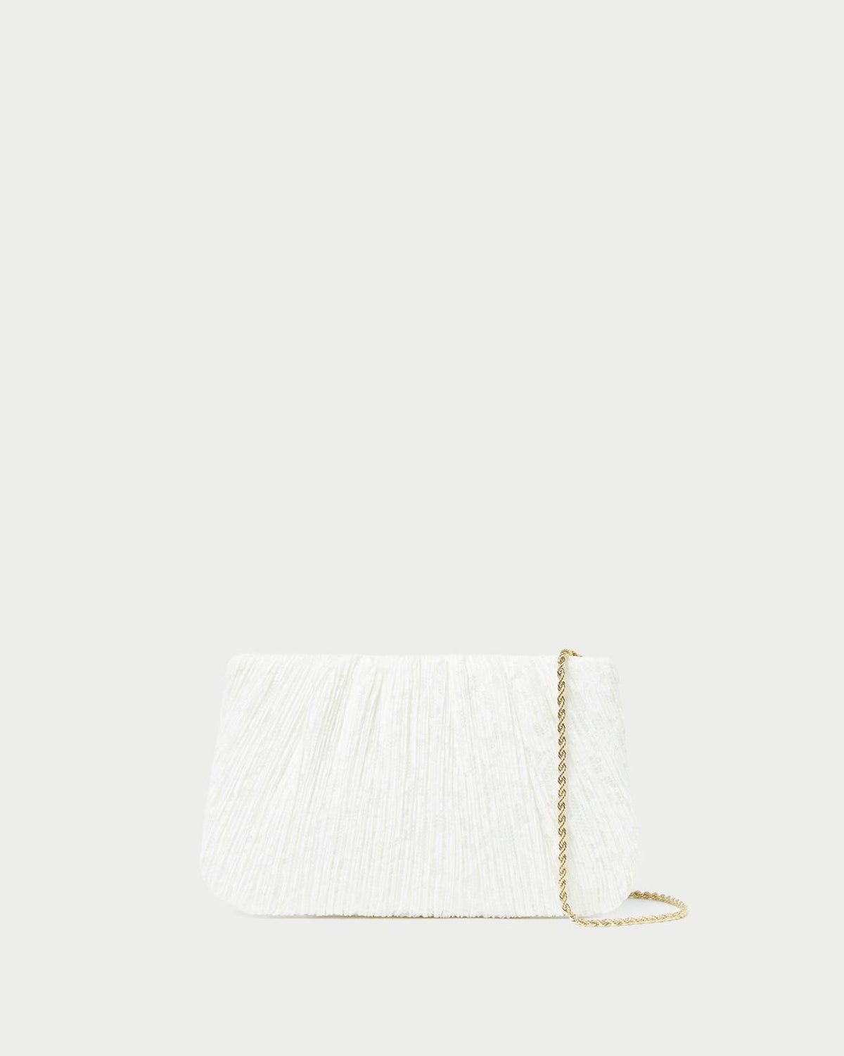 Loeffler Randall Brit White Lace Flat Clutch L Clutches L Handbags | Women Clutches