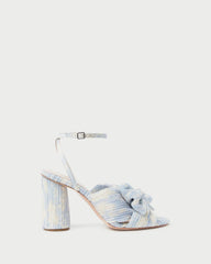 Loeffler Randall Camellia Blue Floral Bow Heel L Heeled Sandals L Footwear | Women Heeled Sandals