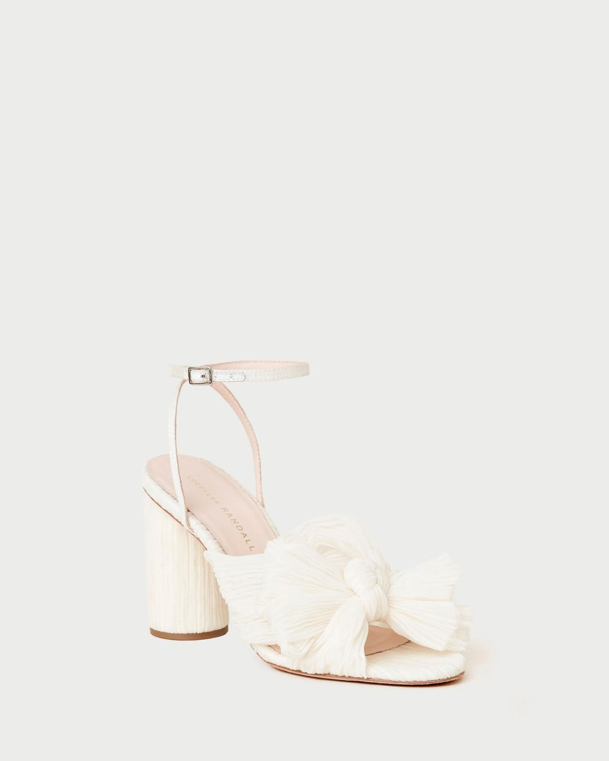 Loeffler Randall Camellia Bow Heel Pearl | Women Heeled Sandals