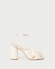 Loeffler Randall Camellia Bow Heel Pearl | Women Heeled Sandals