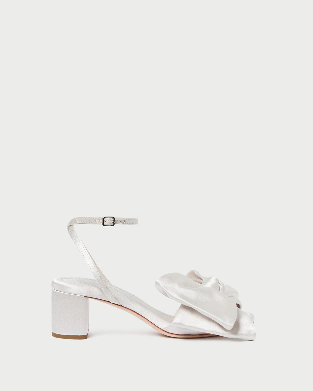 Loeffler Randall Carmen Cream Satin Bow Sandal | Women Heeled Sandals