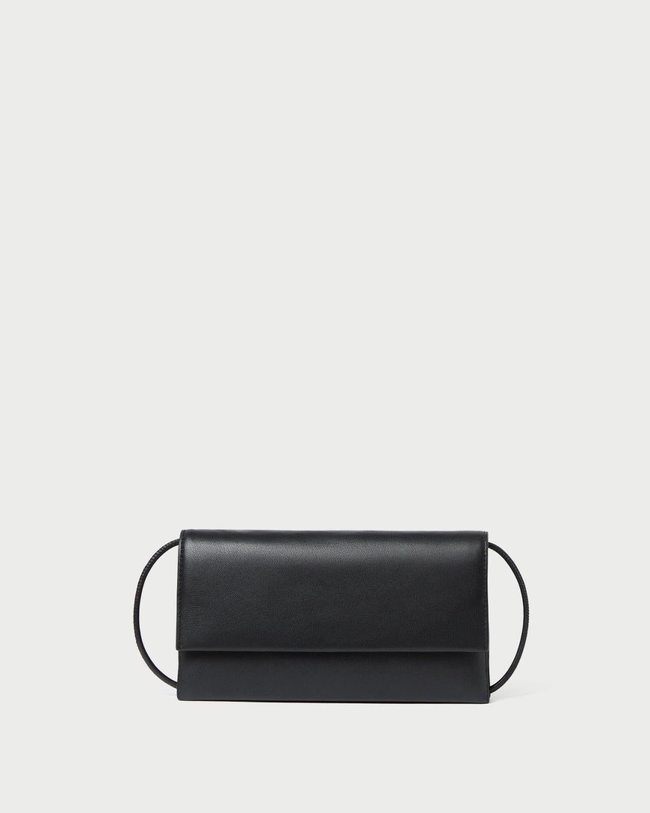 Loeffler Randall Charlee Black Leather Shoulder Bag I Shoulder Bags I Handbags | Women Shoulder Bags
