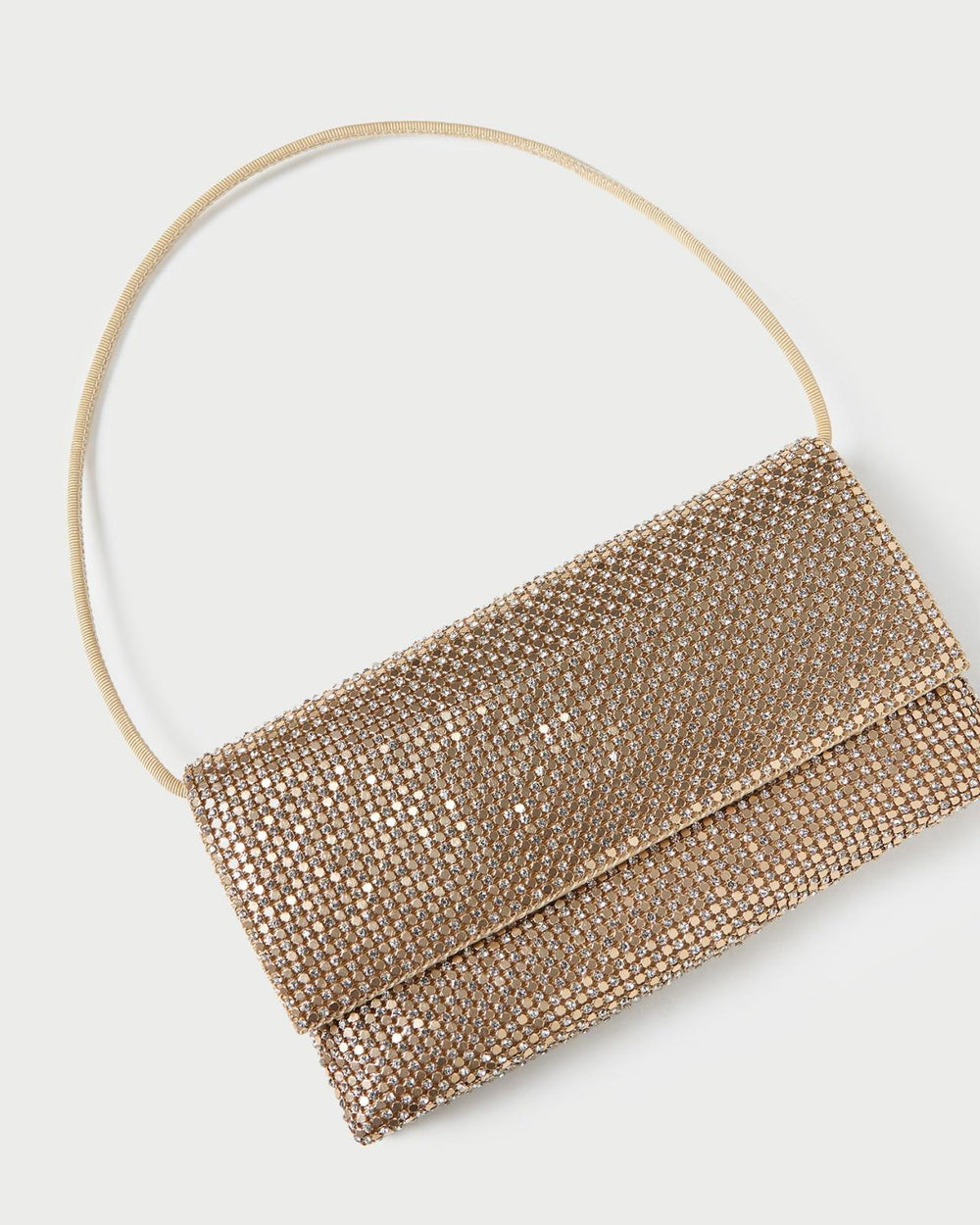 Loeffler Randall Charlee Gold Diamanté Shoulder Bag I Shoulder Bags I Handbags | Women Shoulder Bags