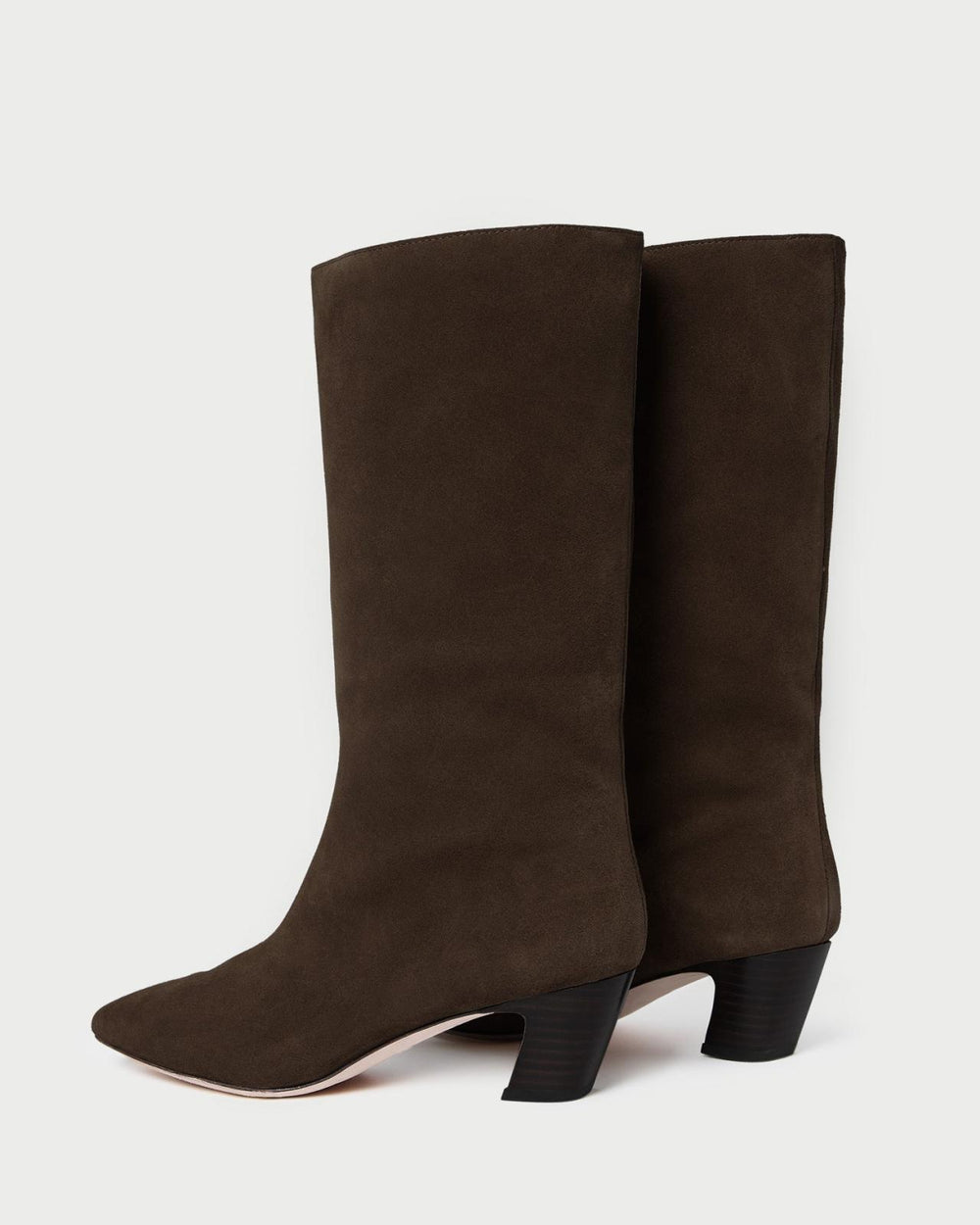 Loeffler Randall Cleo Brown Suede Mid-Calf Boot | Women Boots