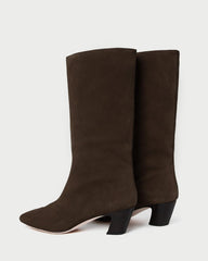 Loeffler Randall Cleo Brown Suede Mid-Calf Boot | Women Boots