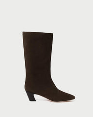Loeffler Randall Cleo Brown Suede Mid-Calf Boot | Women Boots