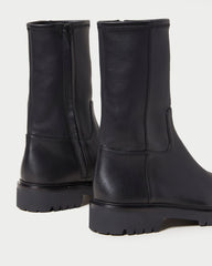 Loeffler Randall Danny Black Mid Lug Boot L Ankle Boots L Footwear | Women Boots