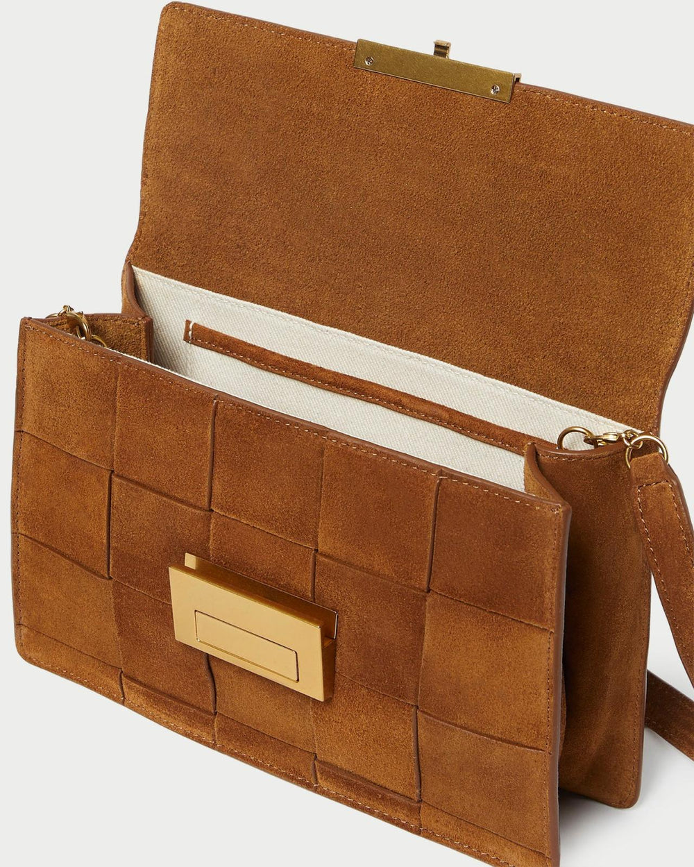 Loeffler Randall Delphine Cacao Suede Shoulder Bag L Crossbodies L Handbags | Women Shoulder Bags