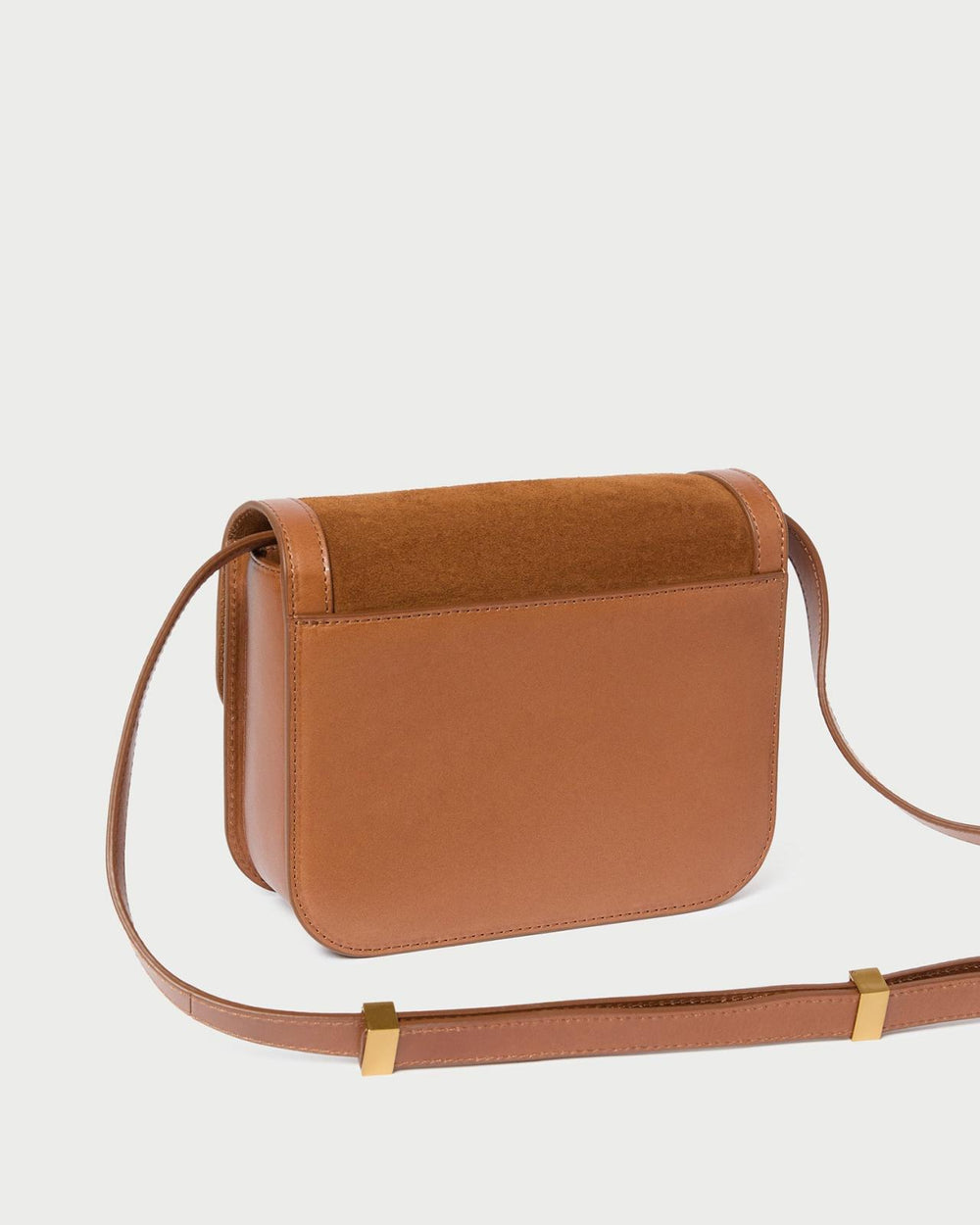 Loeffler Randall Desi Cacao Suede/Leather Crossbody | Women Crossbodies