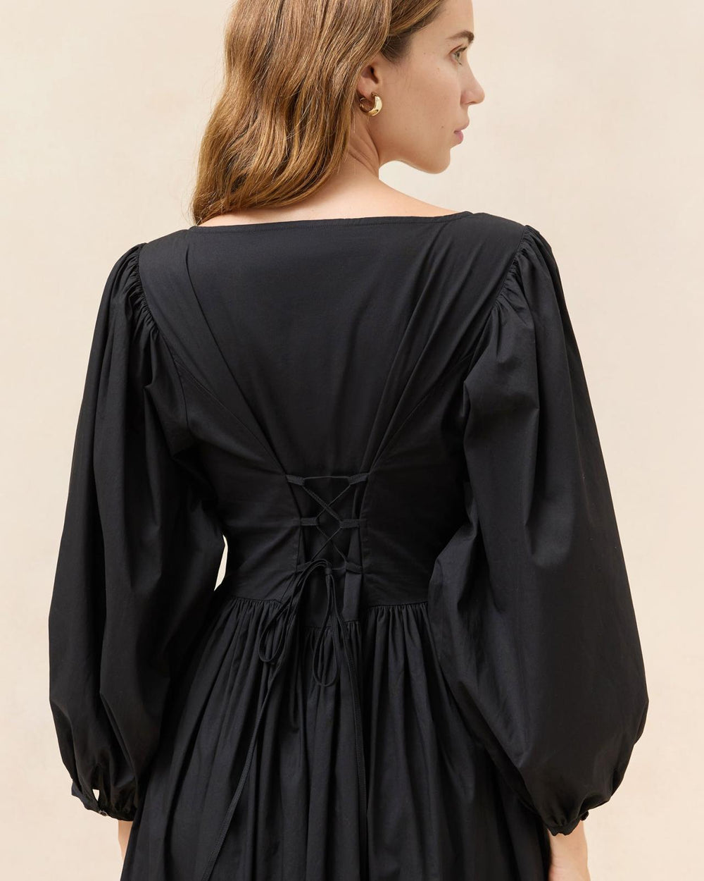 Loeffler Randall Diane Black Cotton Dress | Women Dresses