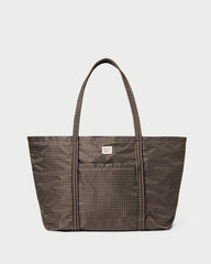 Loeffler Randall Dina Brown/Black Check Travel Tote | Women Totes