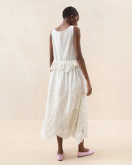 Loeffler Randall Dominique Milk Lace Paneled Dress I Dresses I Apparel | Women Dresses
