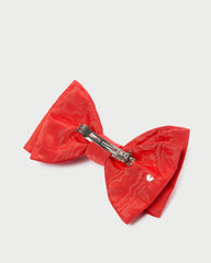 Loeffler Randall Eden Red Bow Hair Clip | Women Accessories