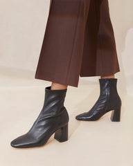 Loeffler Randall Elise Black Stretch Bootie L Ankle Boots L Footwear | Women Boots