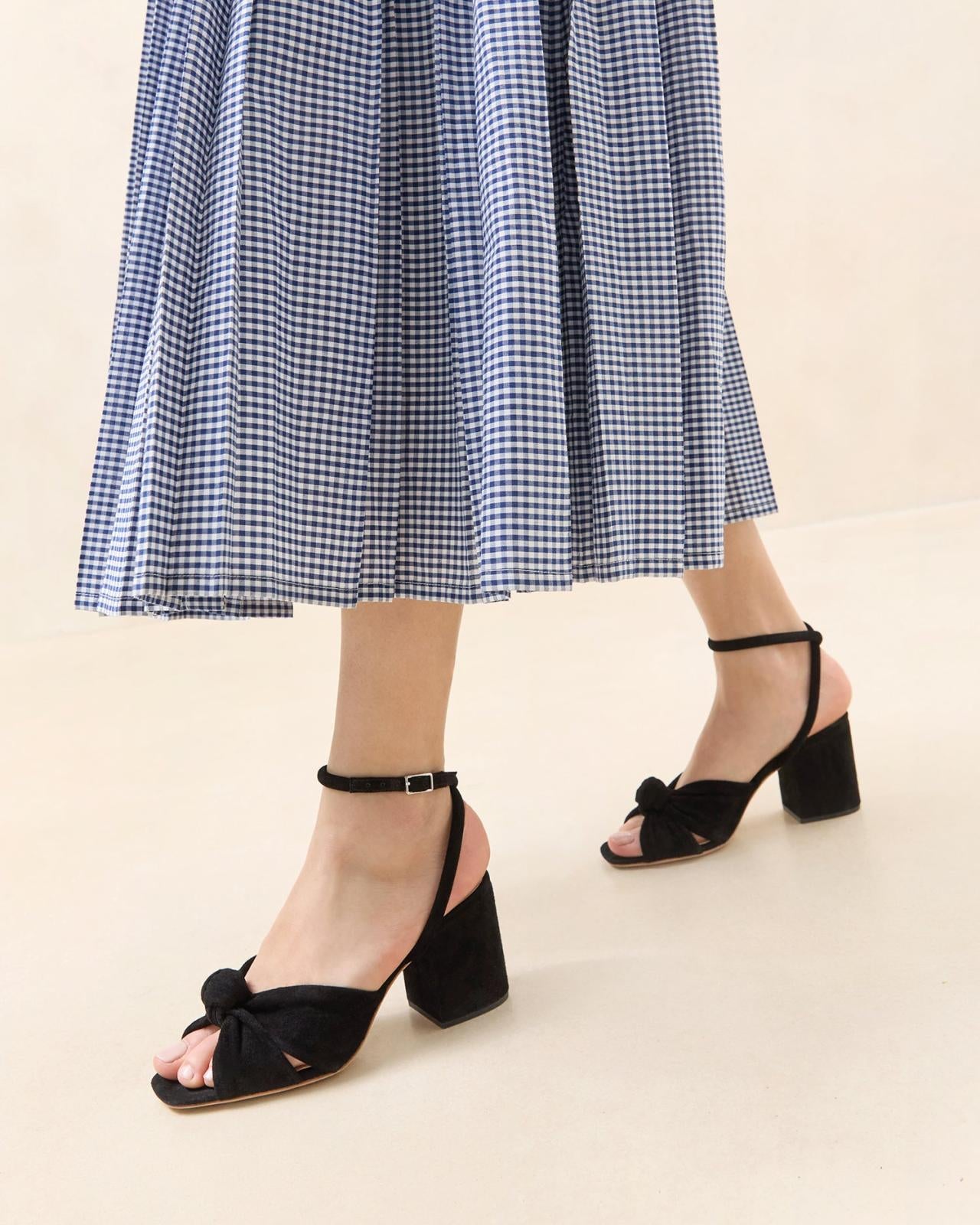 Loeffler Randall Fiamma Black Knot Heeled Sandal | Women Heeled Sandals