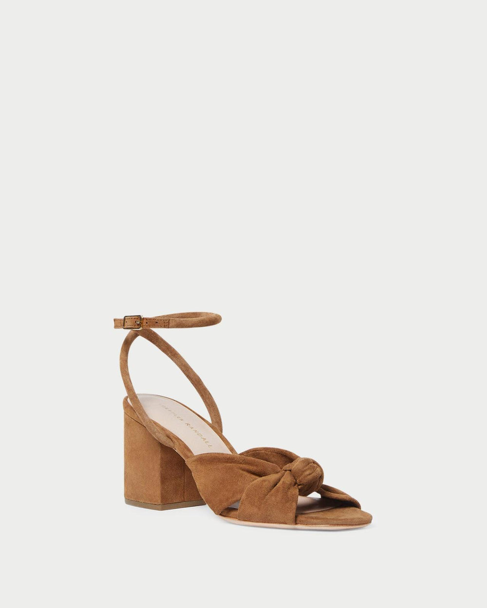 Loeffler Randall Fiamma Cacao Knot Mid-Heel Sandal L Heeled Sandals L Footwear | Women Heeled Sandals