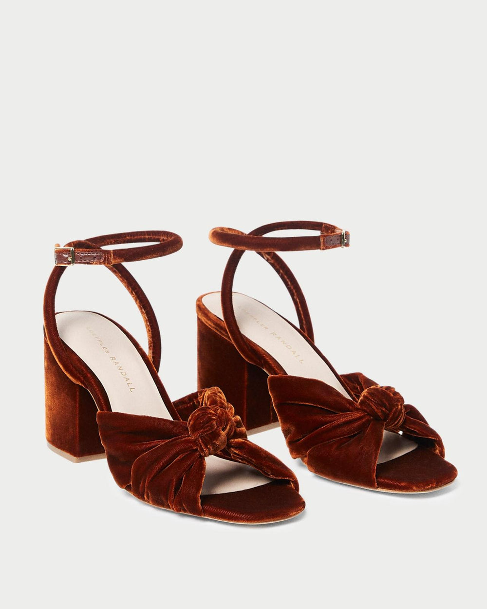 Loeffler Randall Fiamma Sienna Knot Mid-Heel Sandal L Heeled Sandals L Footwear | Women Heeled Sandals