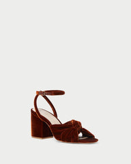 Loeffler Randall Fiamma Sienna Knot Mid-Heel Sandal L Heeled Sandals L Footwear | Women Heeled Sandals