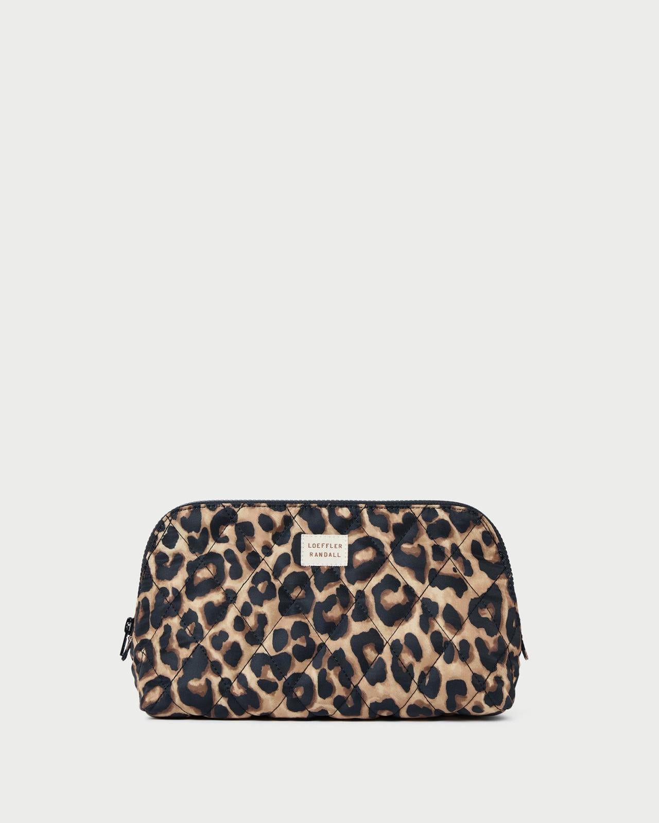 Loeffler Randall Frances Watercolor Leopard Cosmetic Pouch | Women Accessories