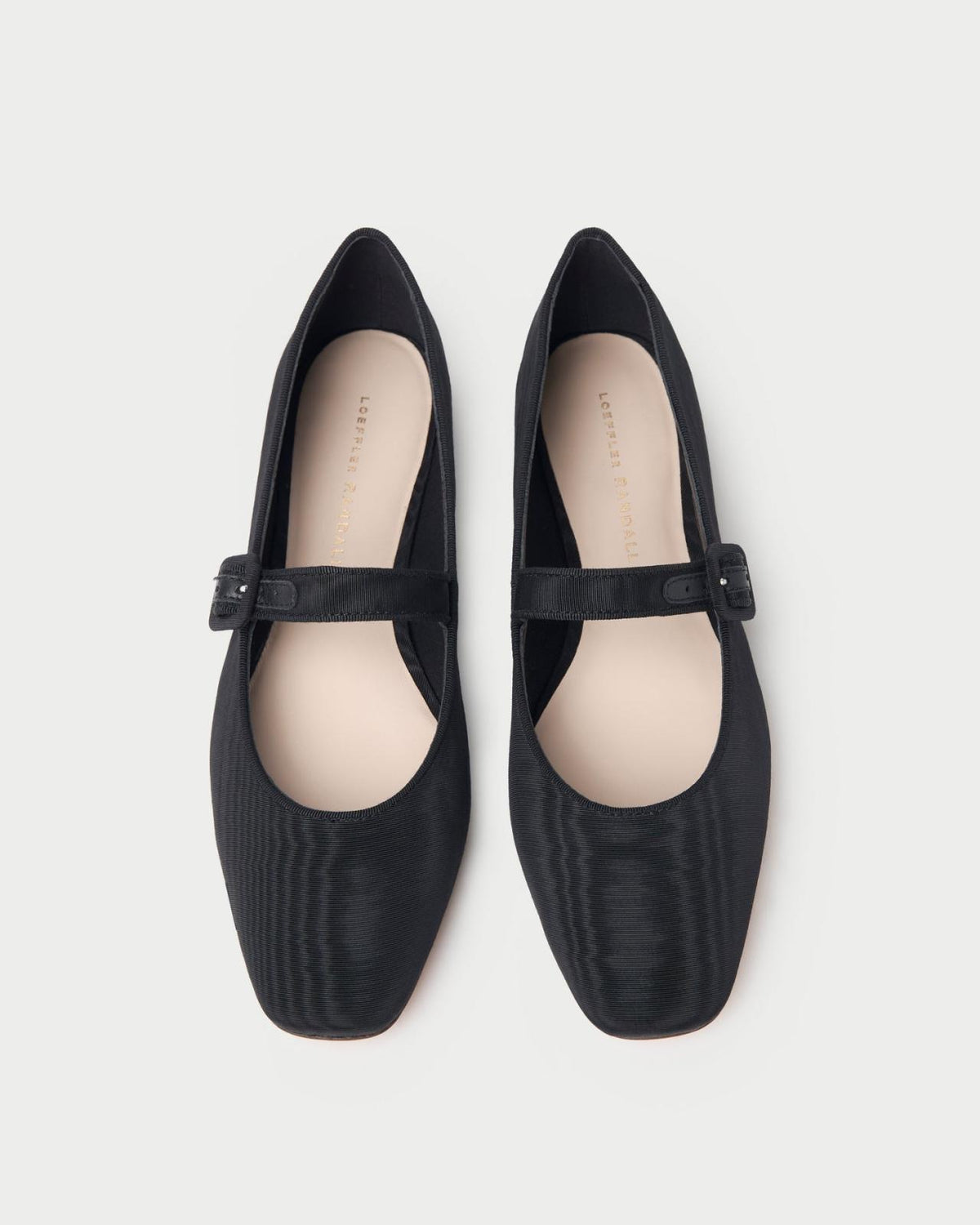 Loeffler Randall Ginger Black Moiré Mary Jane L Flats L Footwear | Women Flats &amp; Loafers